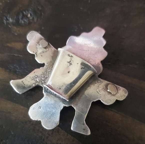 ❤️SOLD❤️Vintage Sterling Native American Knifewing Bolo Without Chord - Picture 4 of 4